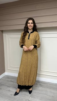 İnvee 6892 Camel Elbise