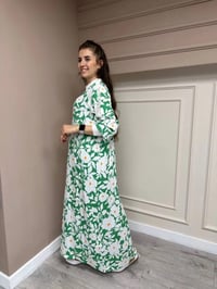 İnvee 6894 Benetton Desenli Elbise