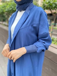 İnvee 6897 İndigo Düğmeli Kap