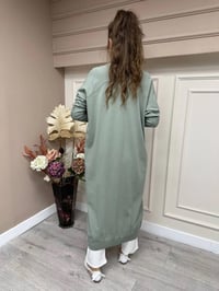 İnvee 6898 Küfrengi Uzun Yusufçuk Triko Hırka