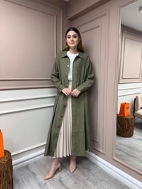 İnvee 6981 Haki Çıtçıtlı Kap