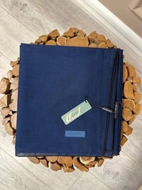 İpekevi 01241 Lacivert Siyah Pamuk Eşarp