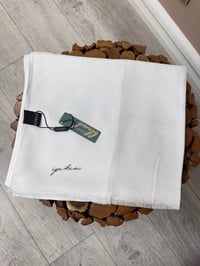 İpekevi 04347 Beyaz Düz Şal