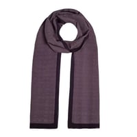 İpekevi 04356 İncir Moru Dört Mevsim Monogram Şal