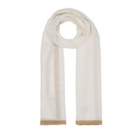 İpekevi 04356 Krem Dört Mevsim Monogram Şal