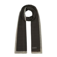 İpekevi 04356 Küllü Kahve Dört Mevsim Monogram Şal