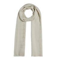 İpekevi 04390 Krem Dört Mevsim Kazayağı Desenli Monogram Şal