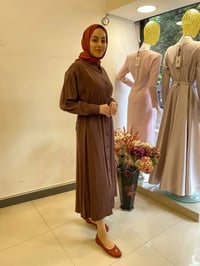 Kahma 24Y13045 Acı Kahve Tensel Elbise