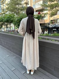 Kahma 24Y13057 Latte Önü Düğmeli Kap