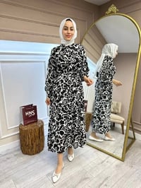 Kahma 24Y13061 Siyah Elbise