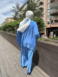 Kahma 24Y14054 Mavi Sandy Kumaş İkili Takım