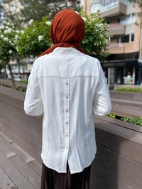 Kahma 24Y18052 Beyaz Gömlek