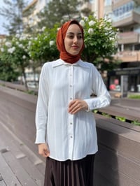 Kahma 24Y18052 Beyaz Gömlek