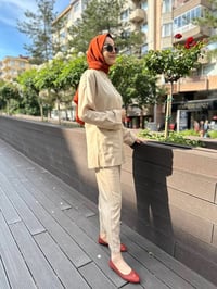 Kahma 24Y18060 Bej İkili Takım