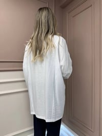 Lisa Exclusive 5009 Ekru Düğme Detaylı Ceket