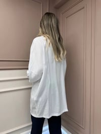 Lisa Exclusive 5009 Ekru Düğme Detaylı Ceket
