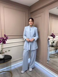 Lisa Exclusive 5045 Buz Mavi Üçlü Takım