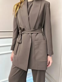 Lisa Exclusive 5045 Kahve Üçlü Takım