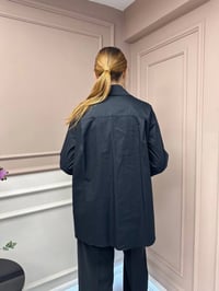 Lisa Exclusive 5052 Siyah Taş İşlemeli Gömlek