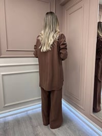 Lisa Exclusive 5054 Kahve İkili Takım