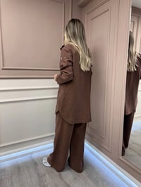 Lisa Exclusive 5054 Kahve İkili Takım
