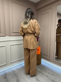 Lisa Exclusive 5107 Camel Keten Takım