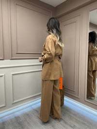 Lisa Exclusive 5107 Camel Keten Takım