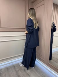 Lisa Exclusive 5111 Lacivert Boncuk Detaylı Takım