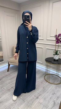 Lisa Exclusive 6055 Lacivert Fitilli İkili Takım