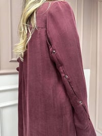 Lissmore 5919 Bordo Kol Detaylı Takım