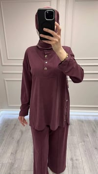 Magazin 4437 Bordo İkili Takım