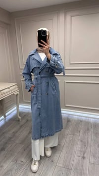 Magazin 7407 Açık Mavi Tensel Trenç