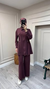 Magazin 7459 Bordo İkili Takım