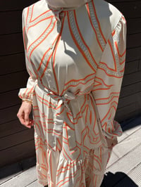 Merwish MRW1707 Oranj Elbise
