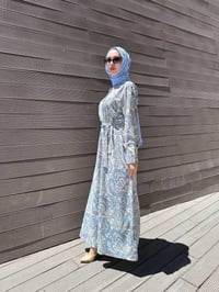 Merwish MRW1776 İndigo Lelys Elbise