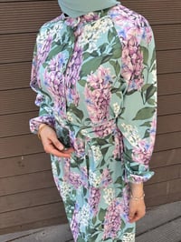 Merwish MRW1803 Pembe Lady Krep Elbise