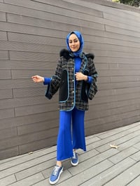 Miori TD21Y05 Saks Mavi Parma Takım
