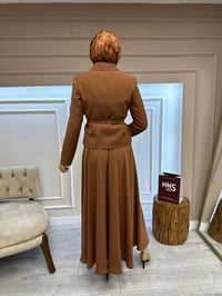Miori TD24K05 Kahve Laura Etekli Takım