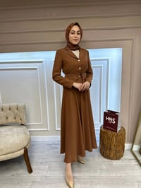 Miori TD24K05 Kahve Laura Etekli Takım