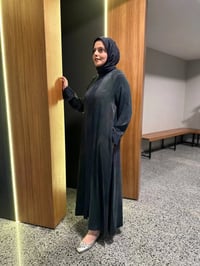 Miss Dalida 2268778 Lacivert Renkli Fermuarlı Uzun Kap
