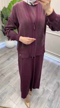 Miss Dalida 3260801 Bordo Merserize İpek Takım