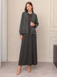Miss Dalida 3260801 Haki Merserize İpek Takım