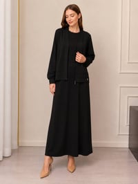 Miss Dalida 3260801 Siyah Merserize İpek Takım