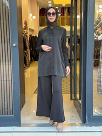 Miss Dalida 3263801 Haki Baklava Dilim Detaylı Klasik Gömlek