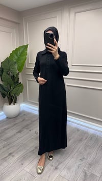 Miss Dalida 3264101 Siyah Triko Elbise 