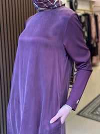 Miss Dalida 3264804 Bordo Kolları Triko Uzun Elbise
