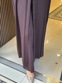 Miss Dalida 3267001 Kahve Bol Paça Basic Triko Pantolon