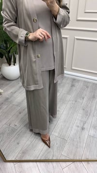 Miss Dalida 3267801 Mink Geniş Paça Klasik Pantolon