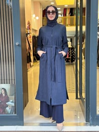 Miss Dalida 3268276 Triko Astarlı Lacivert Denim Kap 