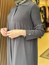 Miss Dalida 3269026 Gömlek Yaka Fitilli Haki Uzun Hırka